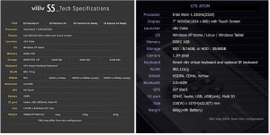 viliv-s5-x70_specs