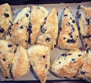 Saskatoon scones